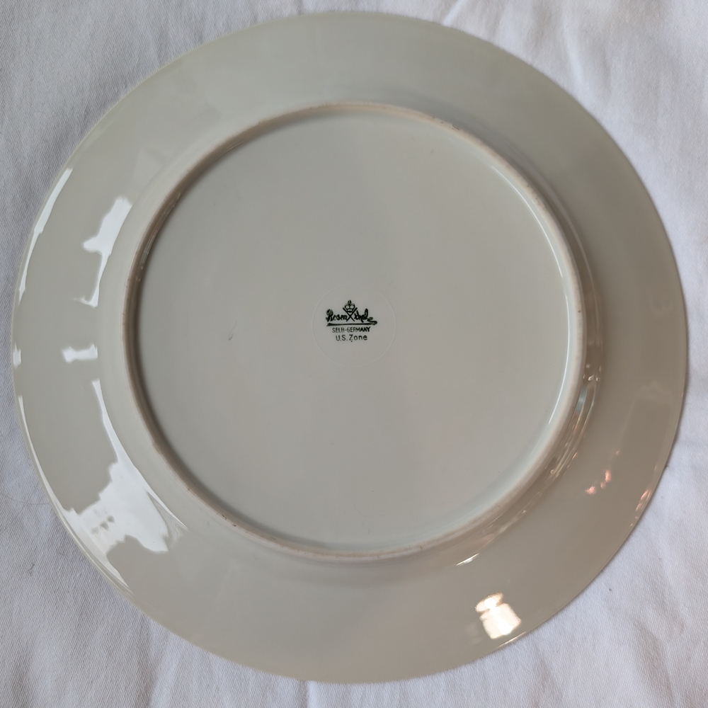 Vintage Rosenthal New Phoenix Porcelain Multicolor Bird Floral Dinner Plate - Picture 10 of 10